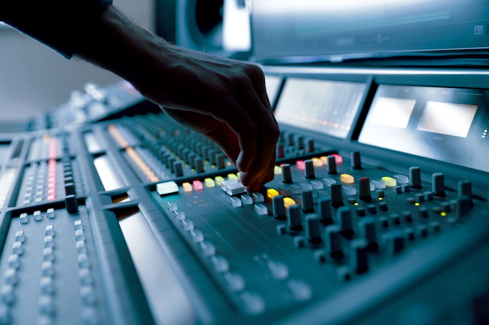 Mobile recording studio equipment